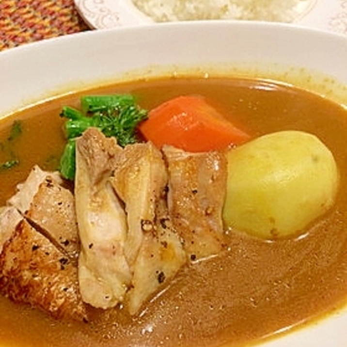 ダイショーカレー鍋の素で スープカレー レシピ 作り方 By Liarra 楽天レシピ